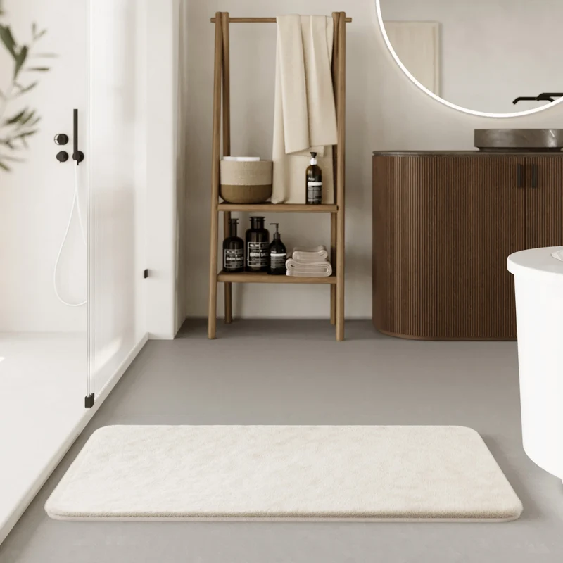Badteppich Beige "Emil" WECONhome Basics