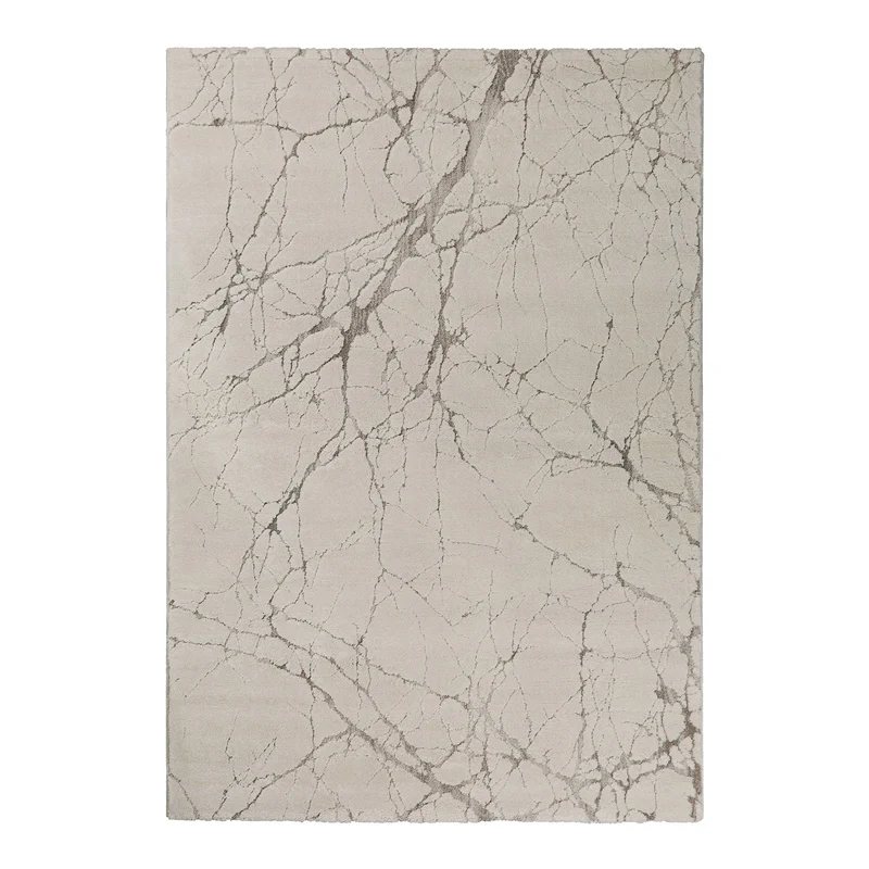 Kurzflor Teppich Creme Beige "Linus" WECONhome