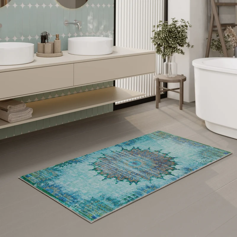 Badteppich Türkis "Healing" WECONhome