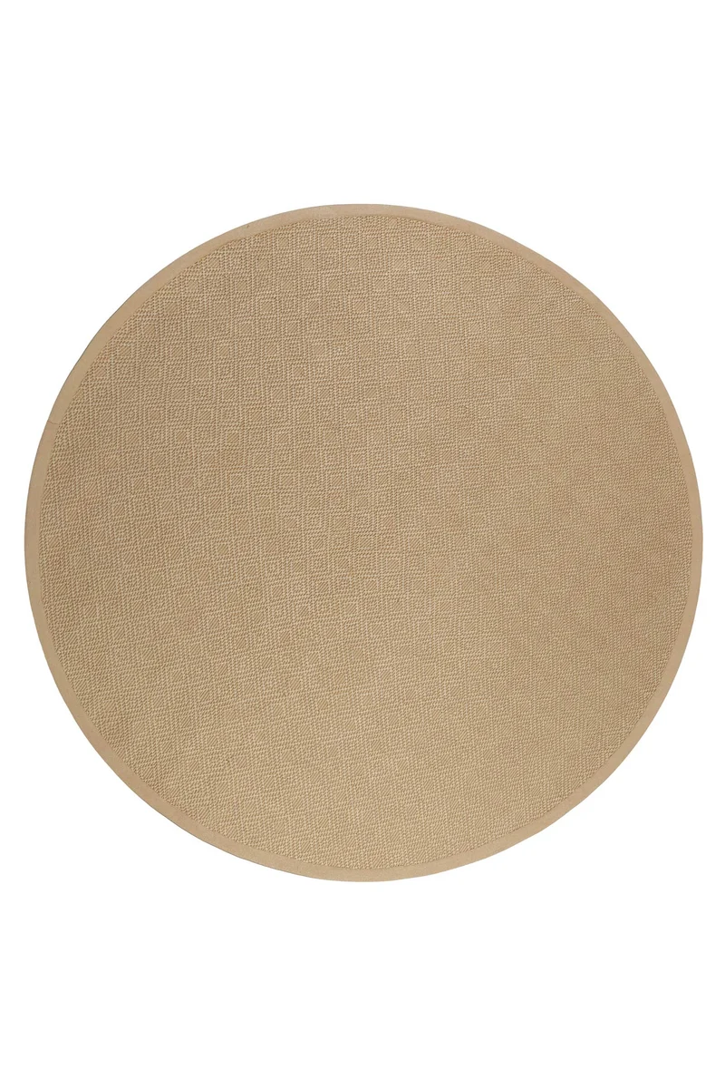 Teppich Rund Natur aus Jute "Hugo two" WECONhome