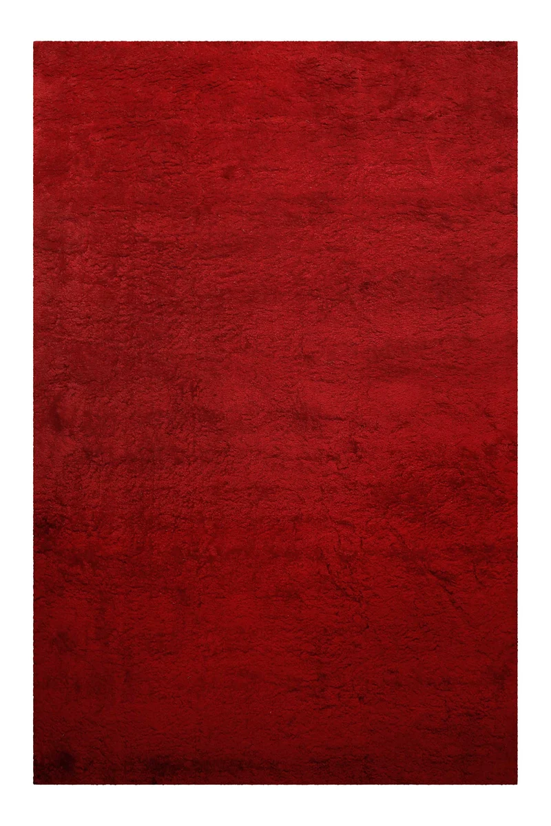 Teppich Rot Hochflor B-Ware "Lulu" Homie Living