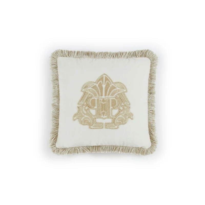 Cuscino arredo gothic monogram in Velluto