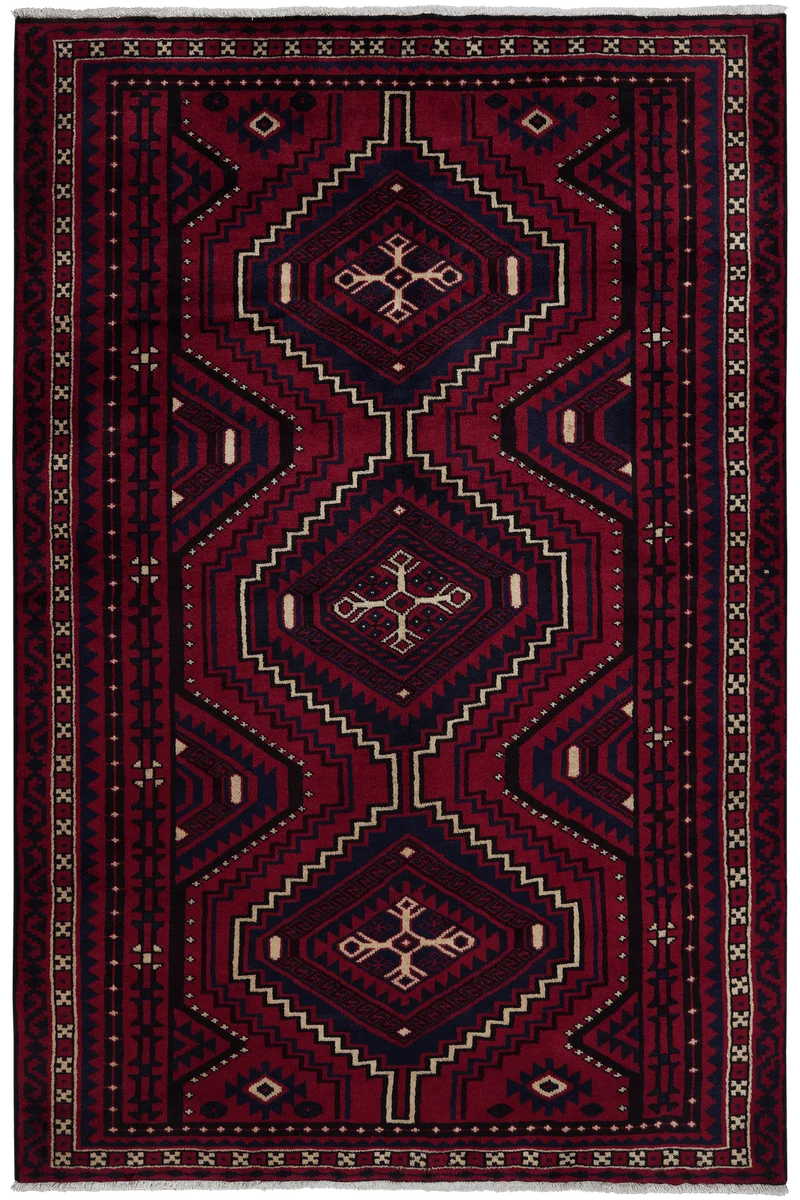 Lori · Handgeknüpft – Rot, 260x169 cm