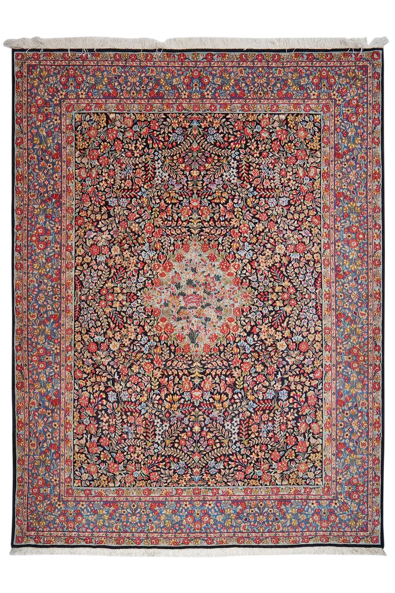 Ravar · Handgeknüpft – Blau, 235x179 cm