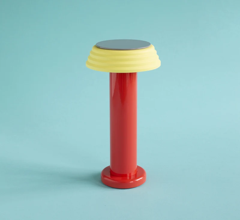 Portable Lamp "PL 1.03" by SOWDEN in Red or Yellow Color