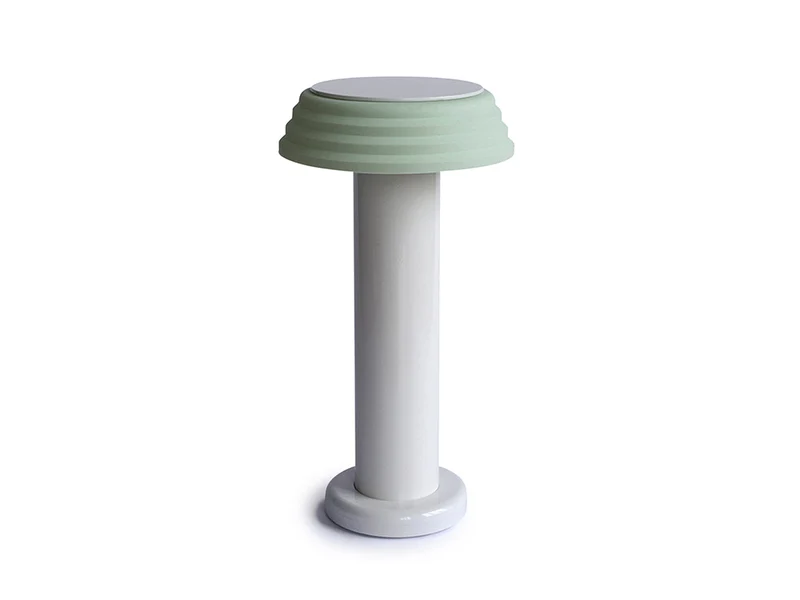 Portable Lamp "PL 1.02" by SOWDEN in White or Green Color