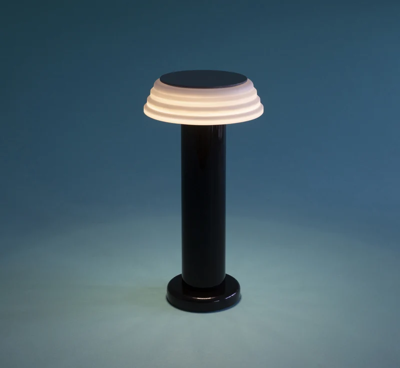 Portable Lamp "PL 1.04" by SOWDEN in Black or White Color