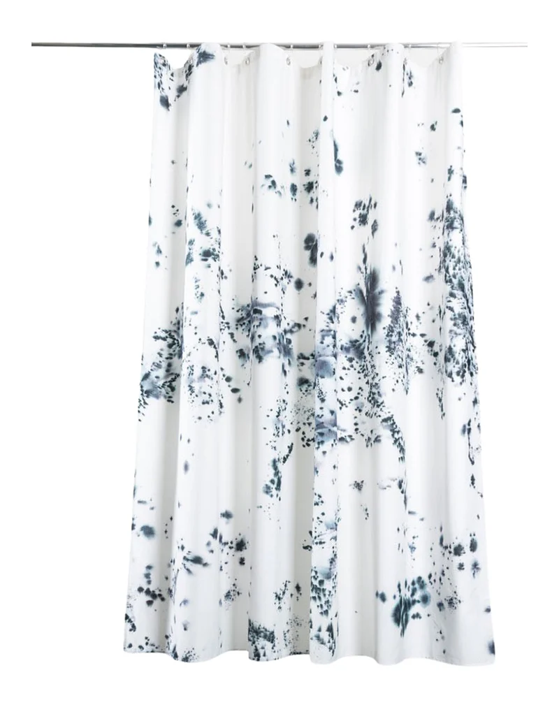 Artist Cotton Shower Curtain "Made By Rain" by Aliki Van Der Kruijs