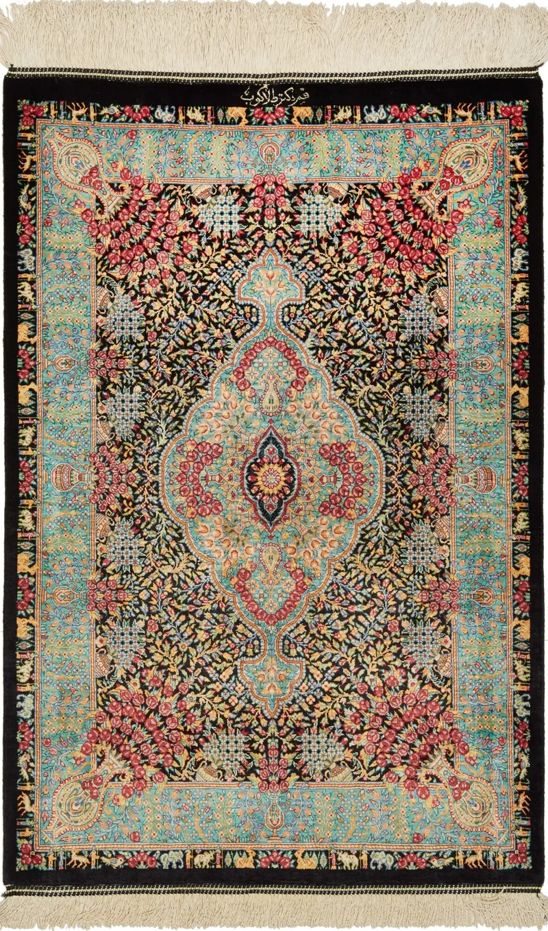Ghom aus reiner Seide | 91 x 60 cm | Nr. 12-459209