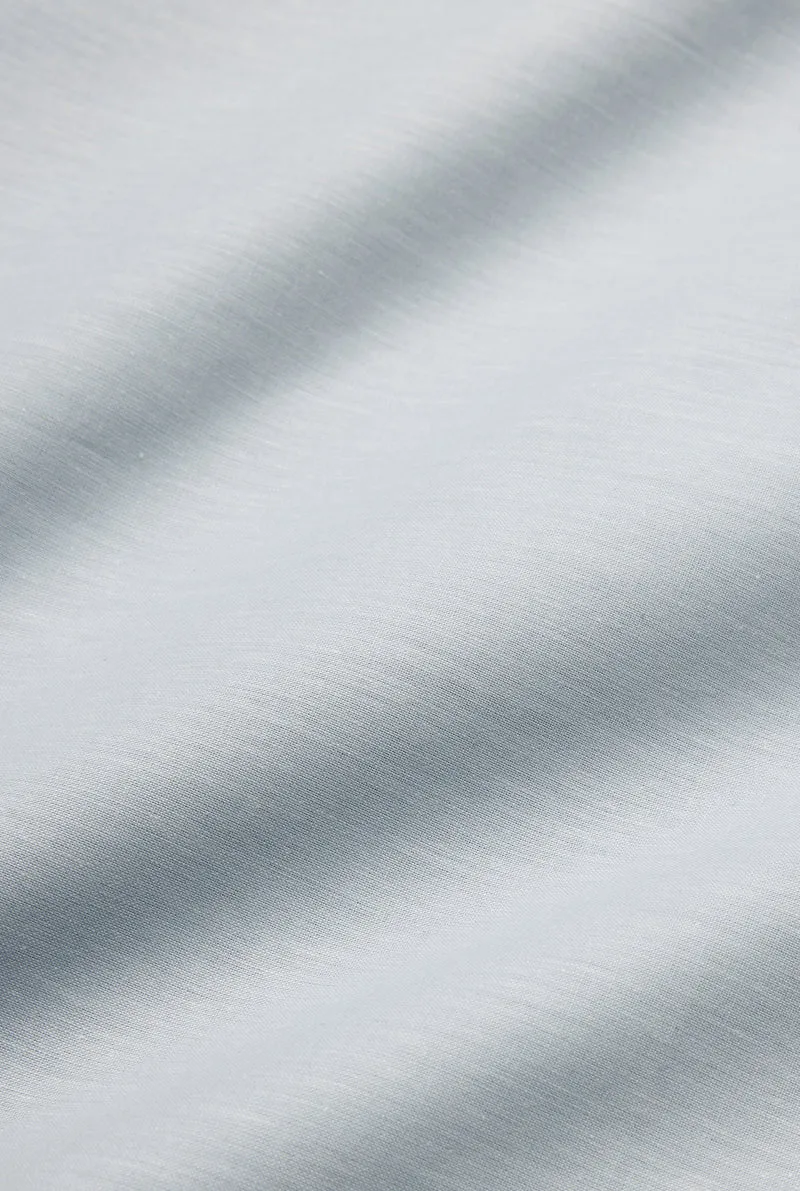 Pima Cotton Percale Bedding "Melange" - Light Grey