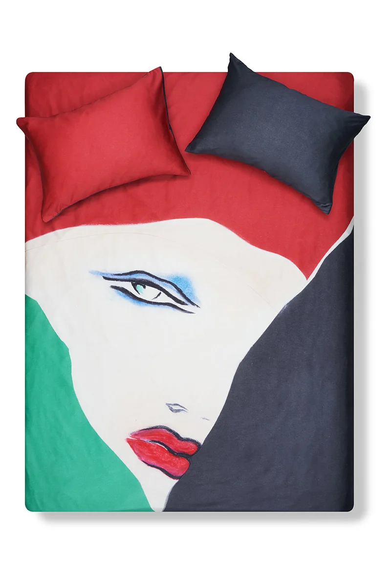 Artist Bedding Collection "Verführerischer Blick" by Ursula Rodel & Landesmuseum Zürich x ZigZagZurich