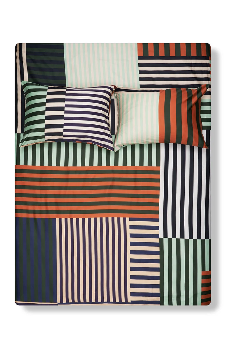 Artist Bedding Collection "Aligned Three" by Céline Cornu