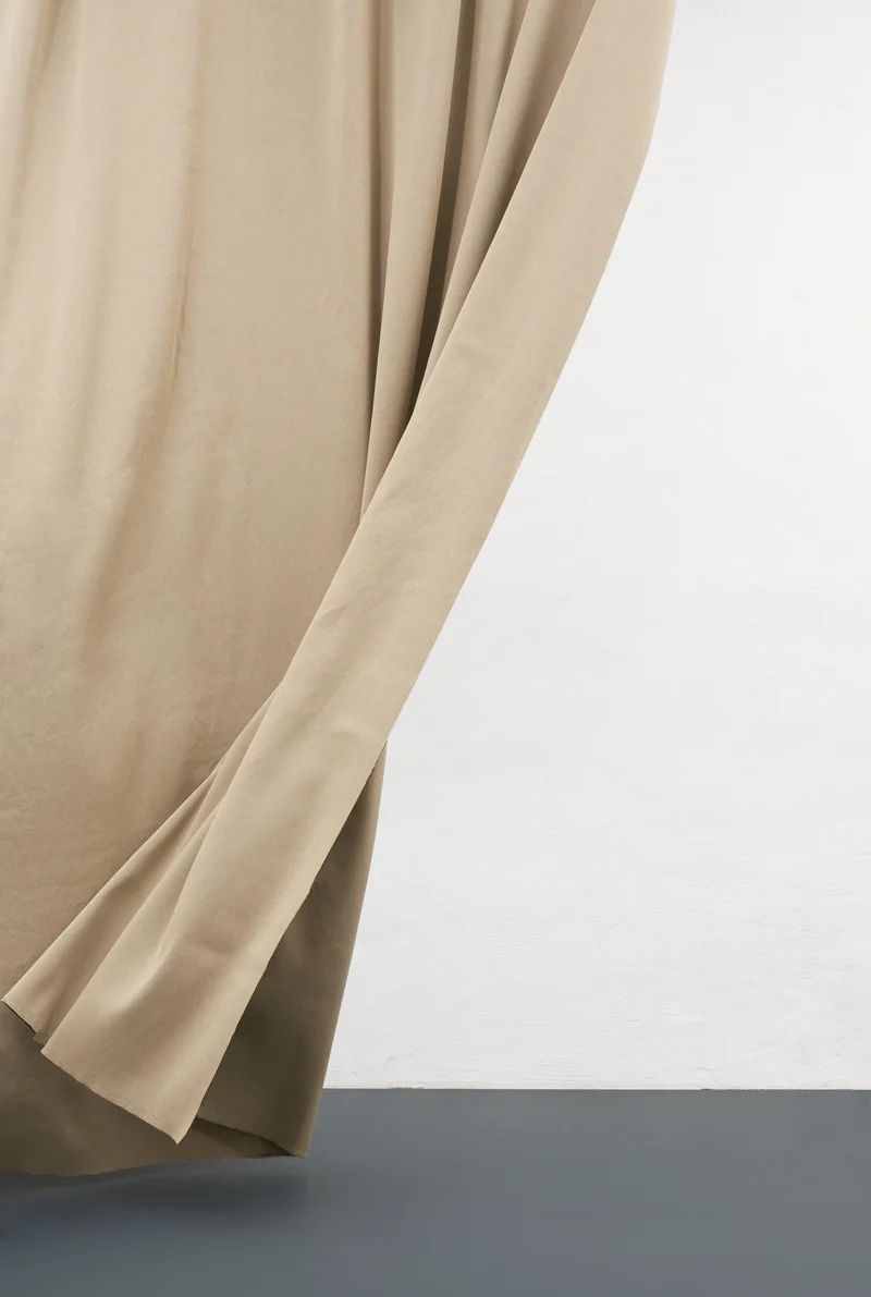 Blackout Curtains Twill Weave in Beige Color
