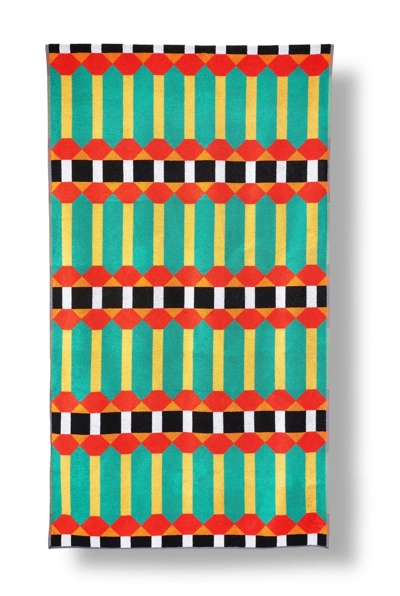 Beach Towel "Beach 1" by George Sowden - XL 100% Cotton