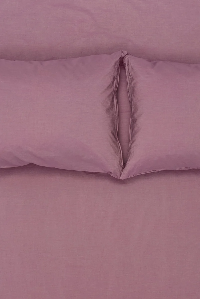Vintage Egyptian Cotton Bedding in Burgundy Wine Color