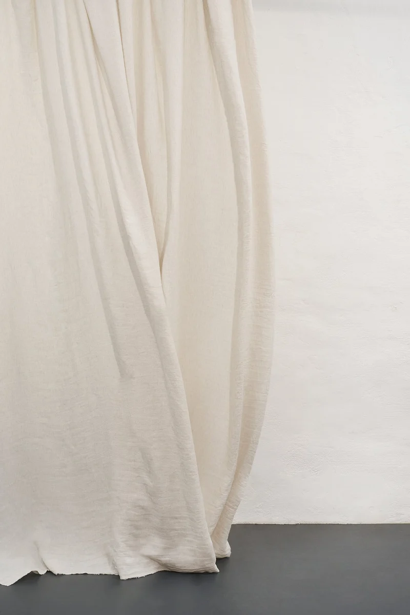 Check Linen Curtains "Hardy" in 4 Colors