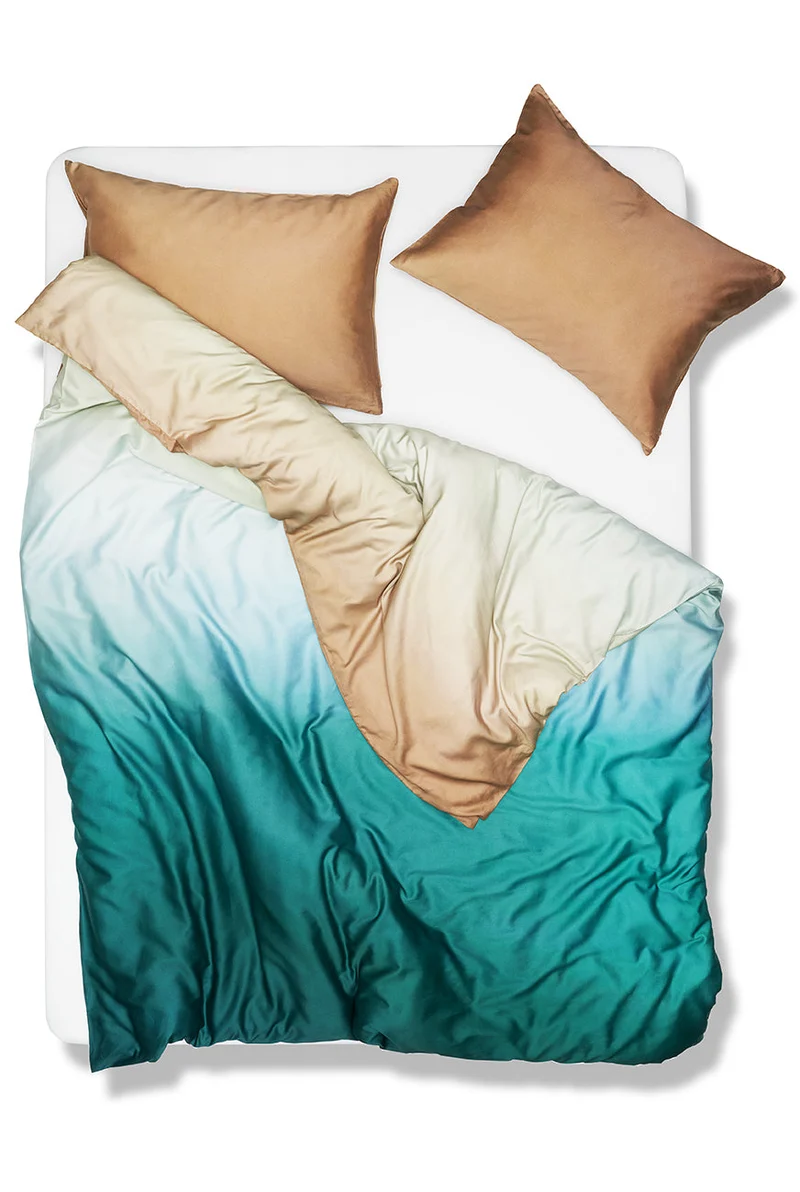 Artist Bedding Collection "Aura Green" by Michele Rondelli