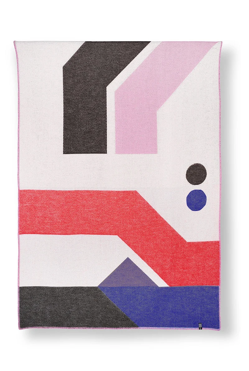 Wool Blanket "Sophie" by Kunsthaus Zurich X ZigZagZurich