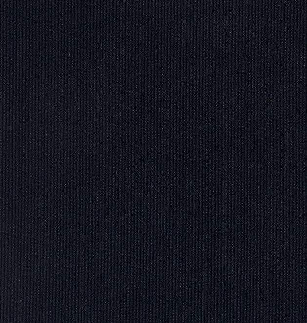 Dimout Curtains "Groovy Corduroy Weave" in Navy Blue Color