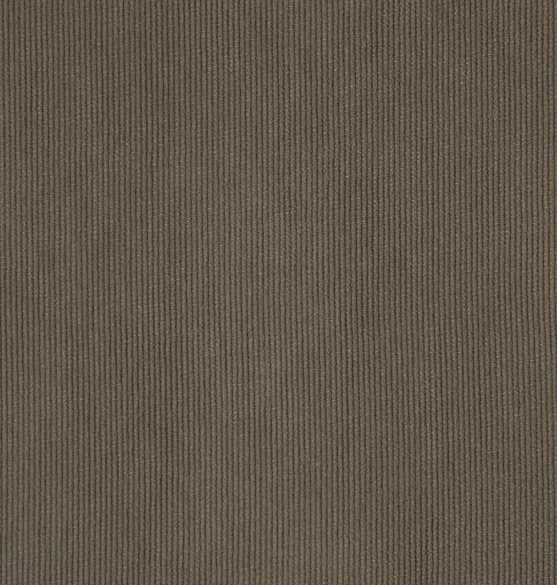 Dimout Curtains "Groovy Corduroy Weave" in Marsh Brown Color