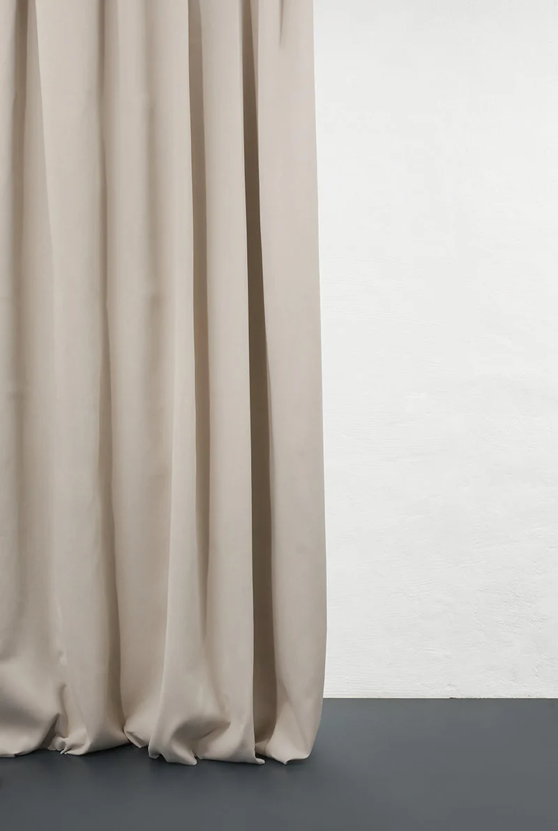 Dimout Curtains "Groovy Corduroy Weave" in Lime White Color