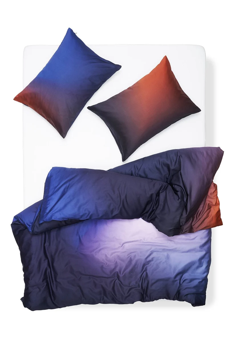 Artist Bedding Collection "Aura Blue" by Michele Rondelli