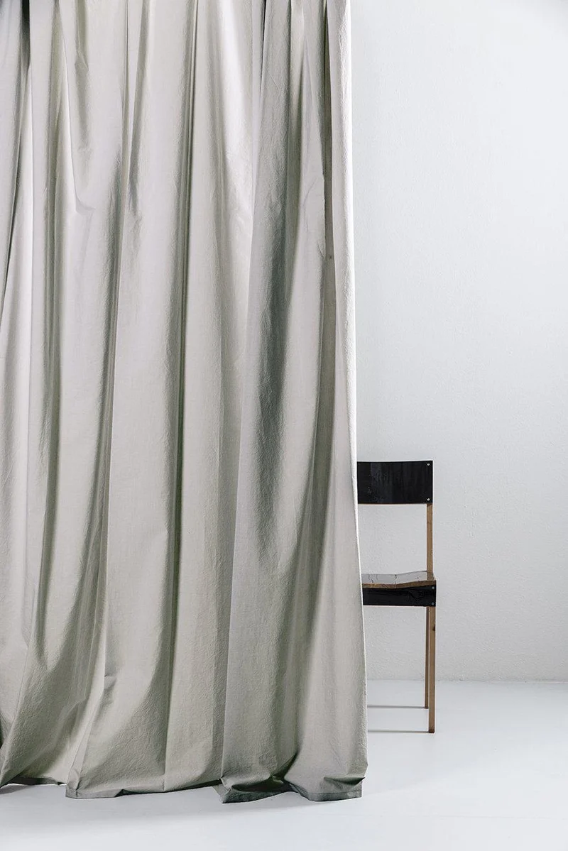 Egyptian Cotton Curtains in Green Tea Color