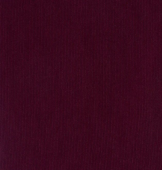 Dimout Curtains "Groovy Corduroy Weave" in Burgundy Color
