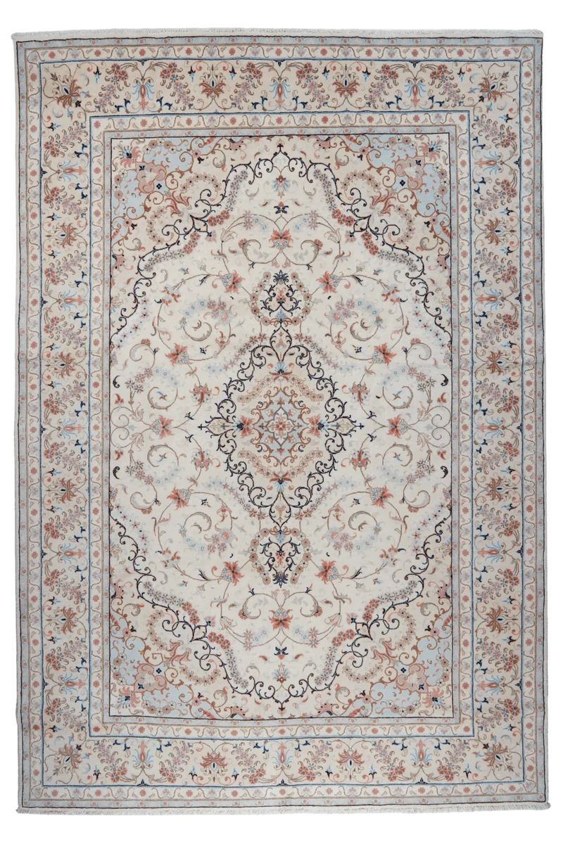 Yazd · Handgeknüpft – Beige, 359x248 cm