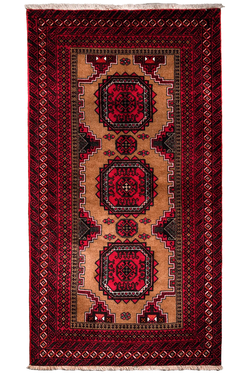 Belutch · Handgeknüpft – Braun, 198x104 cm