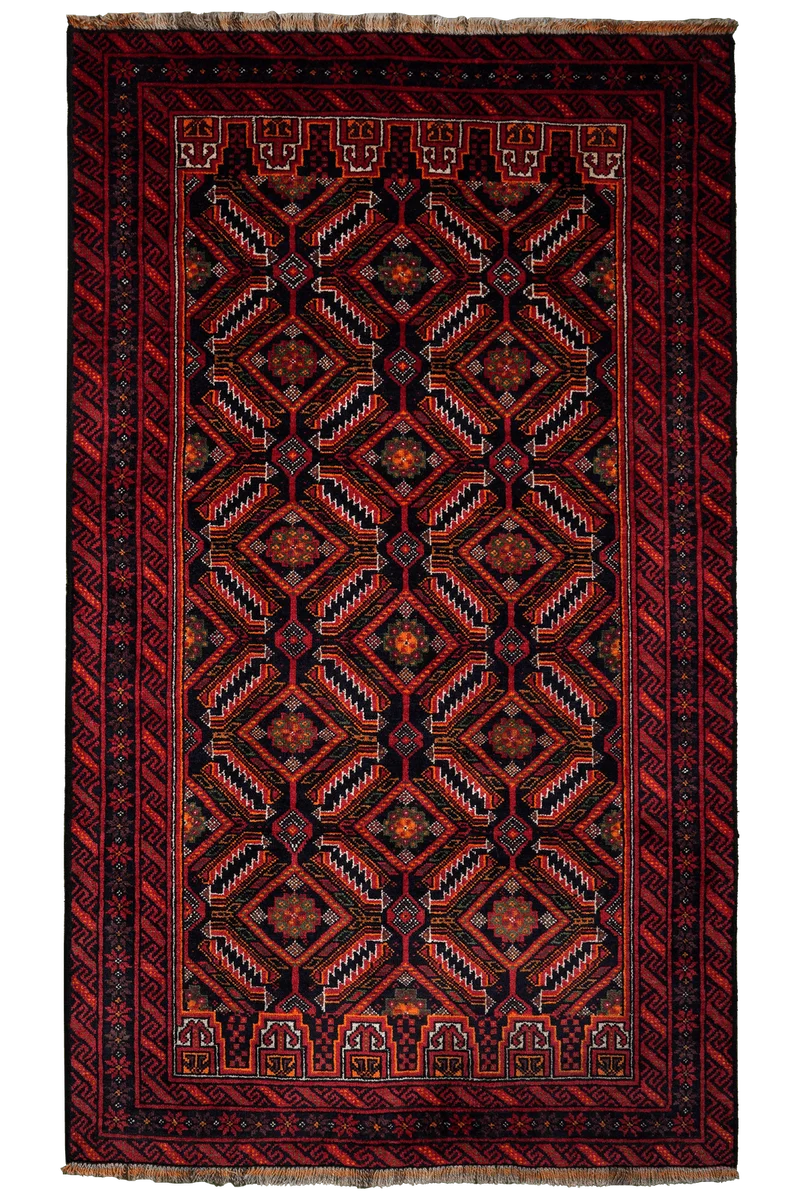 Belutch · Handgeknüpft – Bunt, 173x99 cm
