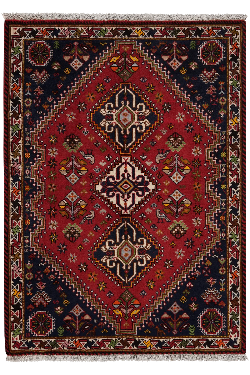 Gashgai · Handgeknüpft – Rot, 150x109 cm