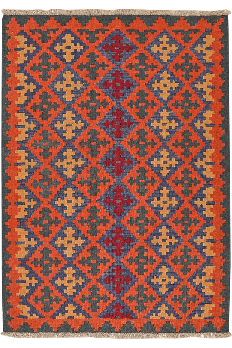 Kelim Gashgai · Handgewebt – Bunt, 182x129 cm