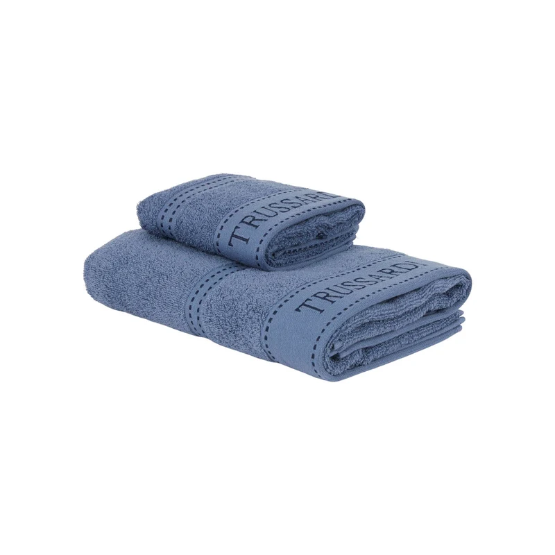Asciugamano con Ospite ribbon in Spugna 450 gr/mq