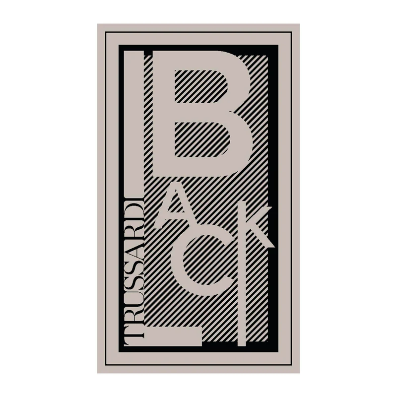 Telo mare black new Moderno in Cotone 430 gr/mq