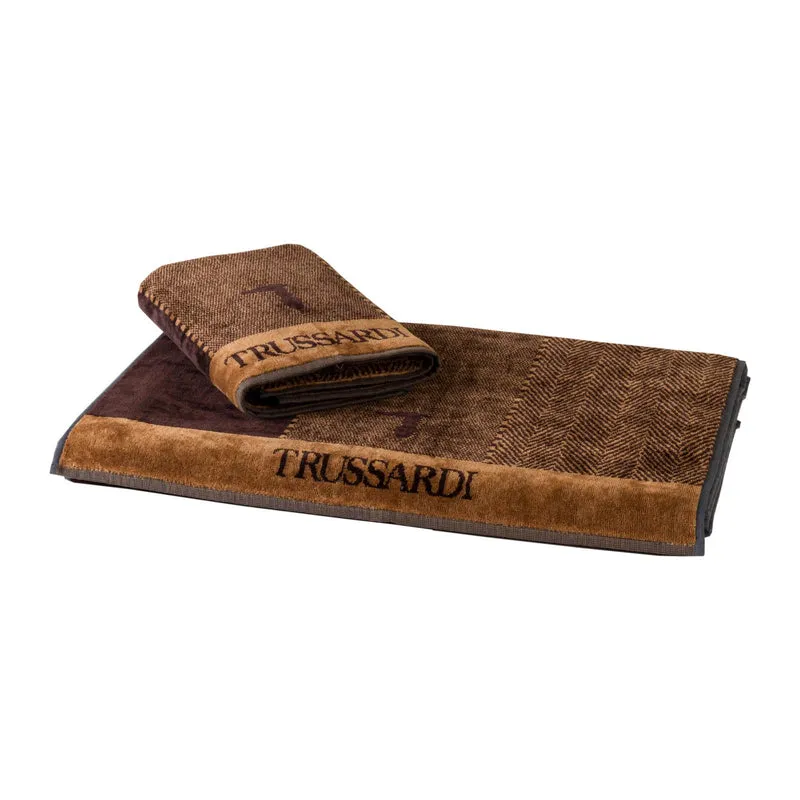 Asciugamano con Ospite new tweed in Spugna 500 gr/mq