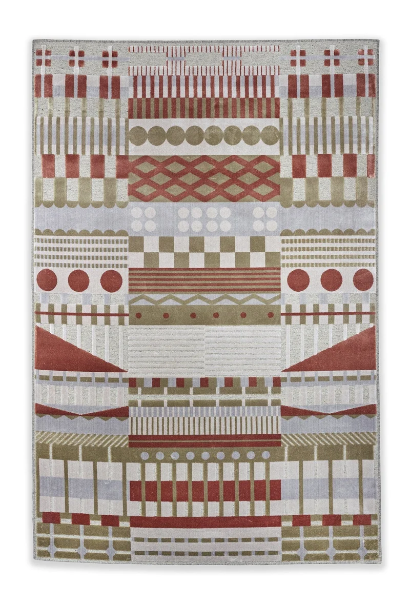 Wool & Bamboo Silk Rugs and Carpet "Gunta" by Sophie Probst & Michele Rondelli