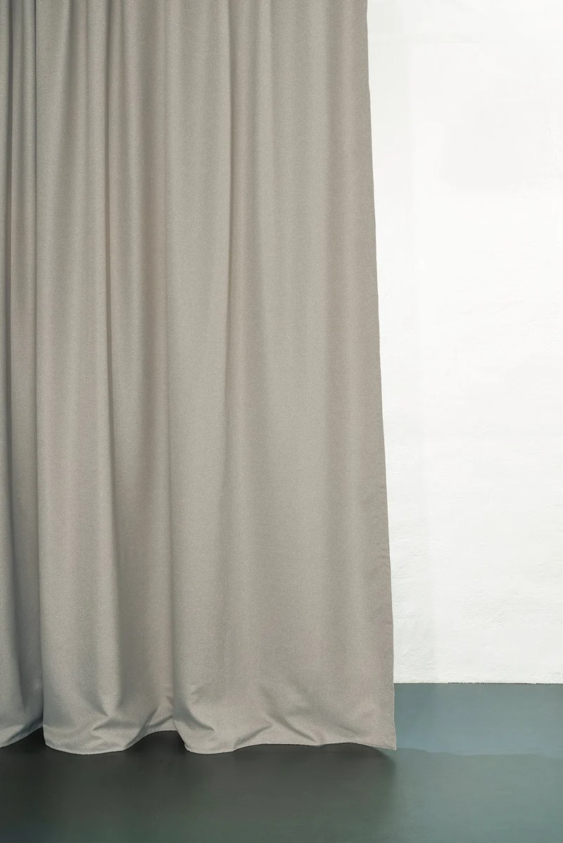 Hangover Dimout Curtain "Gin Fizz" in Beige Color