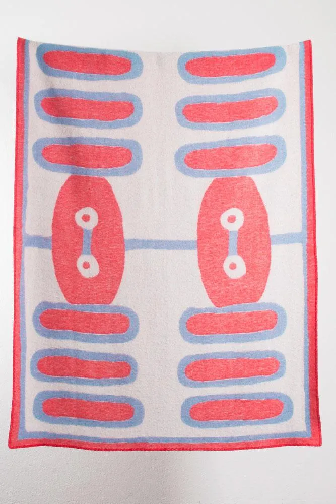 Wool Blanket "Guatemala" by Nathalie Du Pasquier & George Sowden