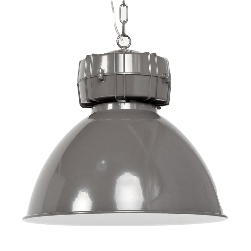 Metall Hängeleuchte BJÖRN D47cm Grau Industrie-Look