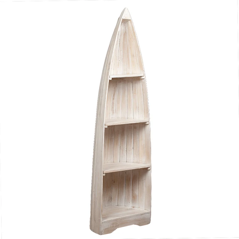 Bootsregal BALI White Wash Albasia ca. H200cm