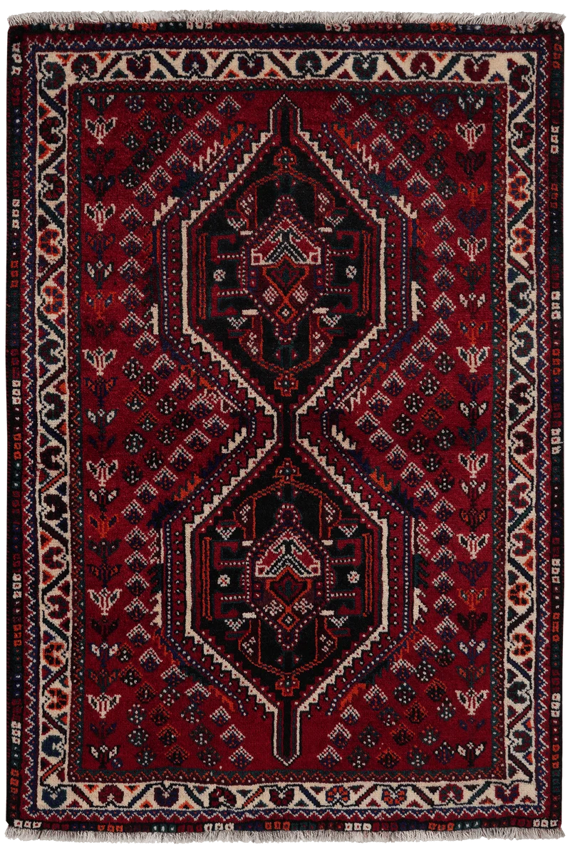 Shiraz · Handgeknüpft – Rot, 149x102 cm