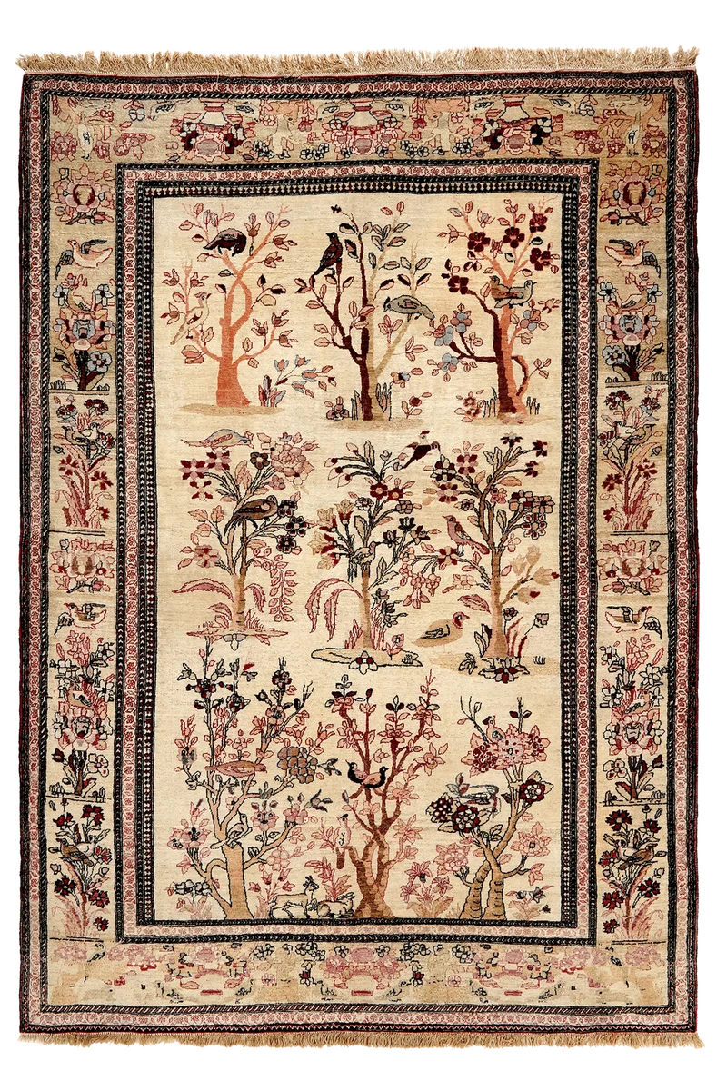 Teheran · Handgeknüpft – Beige, 200x140 cm