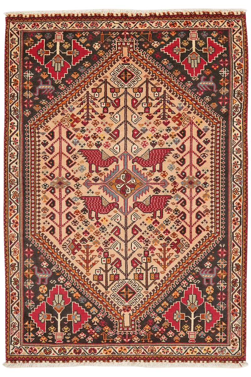 Gashgai · Handgeknüpft – Beige, 152x105 cm