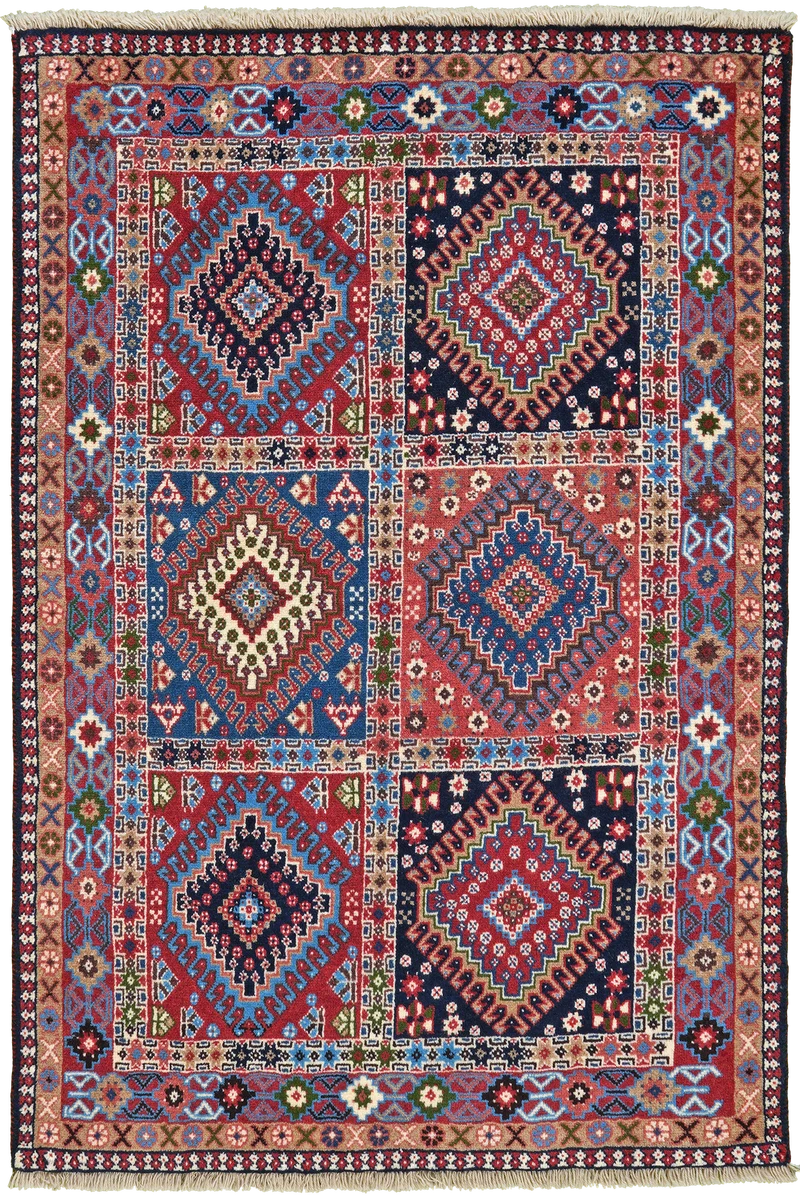 Yalameh · Handgeknüpft – Bunt, 147x97 cm