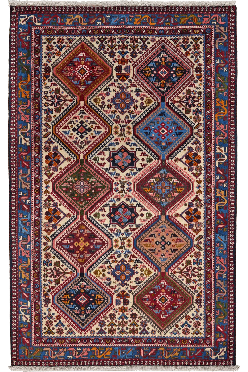 Yalameh · Handgeknüpft – Beige, 160x101 cm