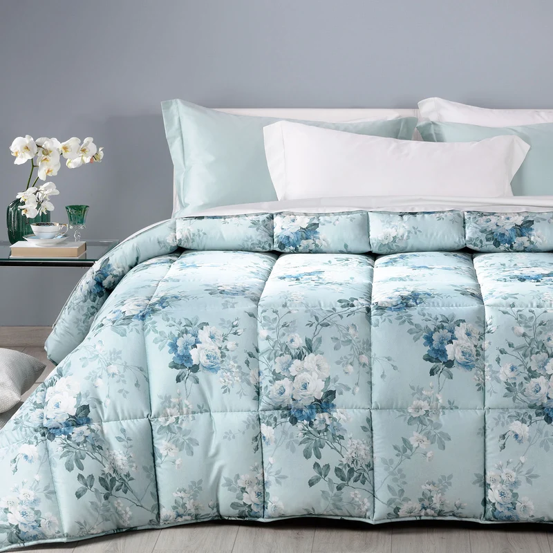 Trapunta in Raso di cotone Romantic Fusion Dreaming Floreale