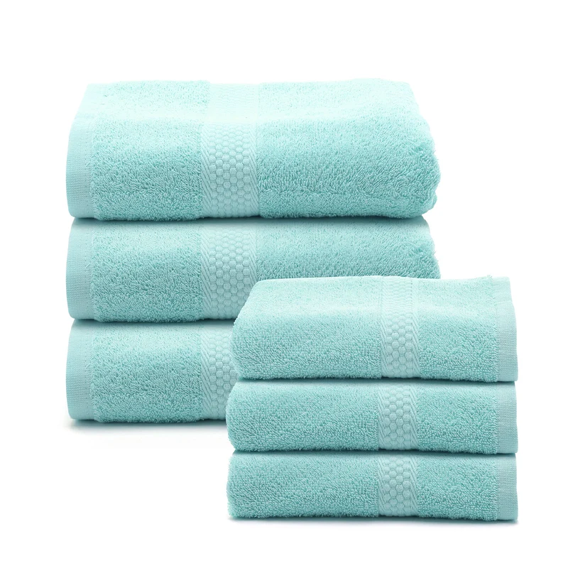 Set asciugamani in spugna Viso e ospite in Cotone 450 gr/mq