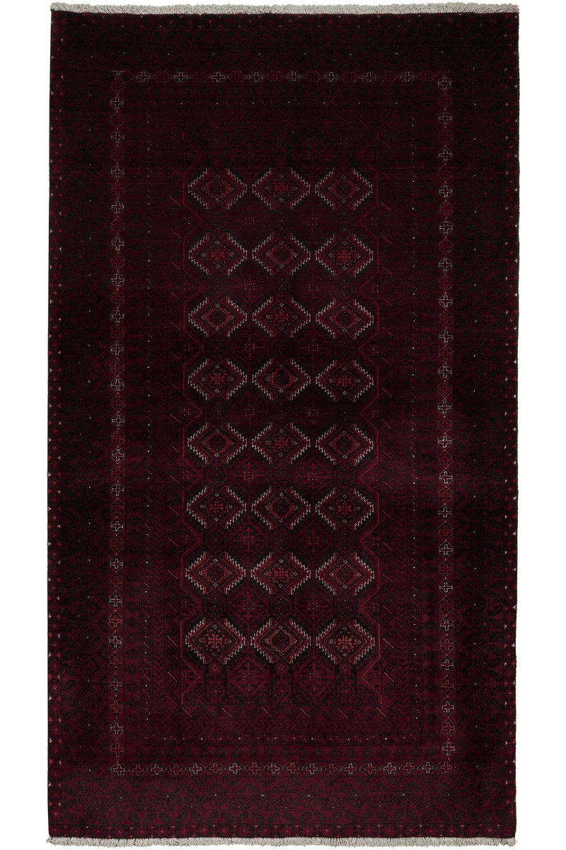 Belutch · Handgeknüpft – Rot, 203x117 cm