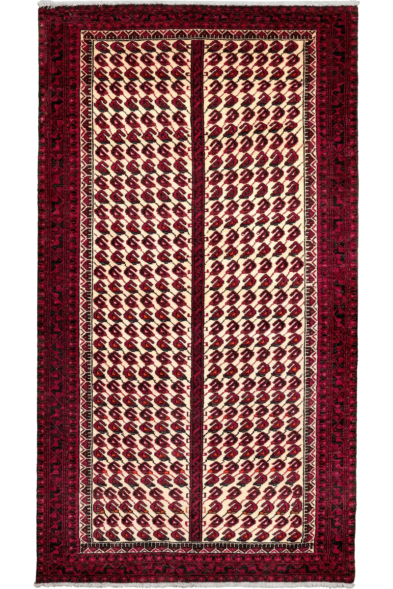 Belutch · Handgeknüpft – Beige, 192x103 cm